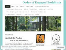 Tablet Screenshot of orderengagedbuddhists.com